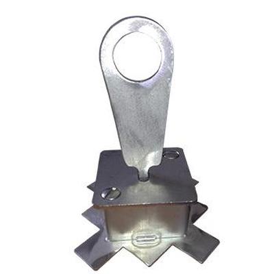 Ancrage de fond de bassin avec crochet amovible – Inox 316L