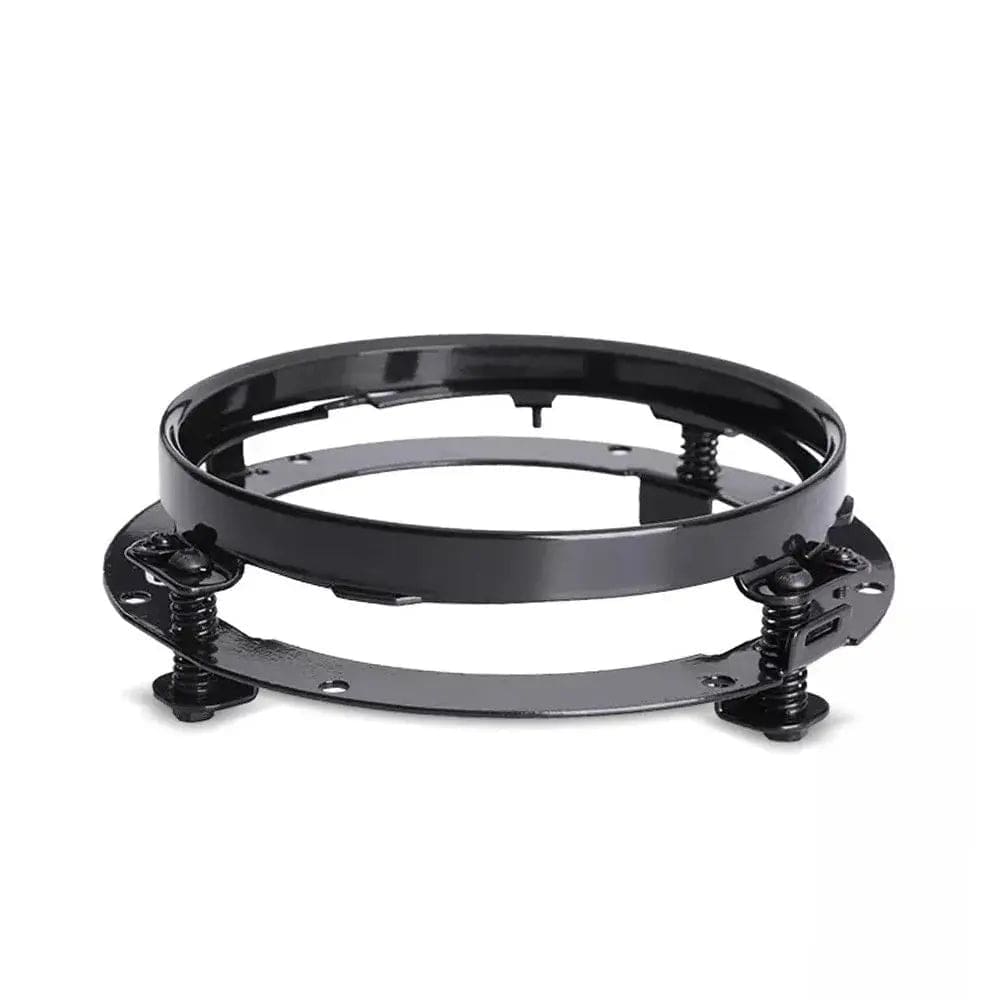 Anneau de fixation pour phare 7″ compatible avec Harley – Noir – Image 5