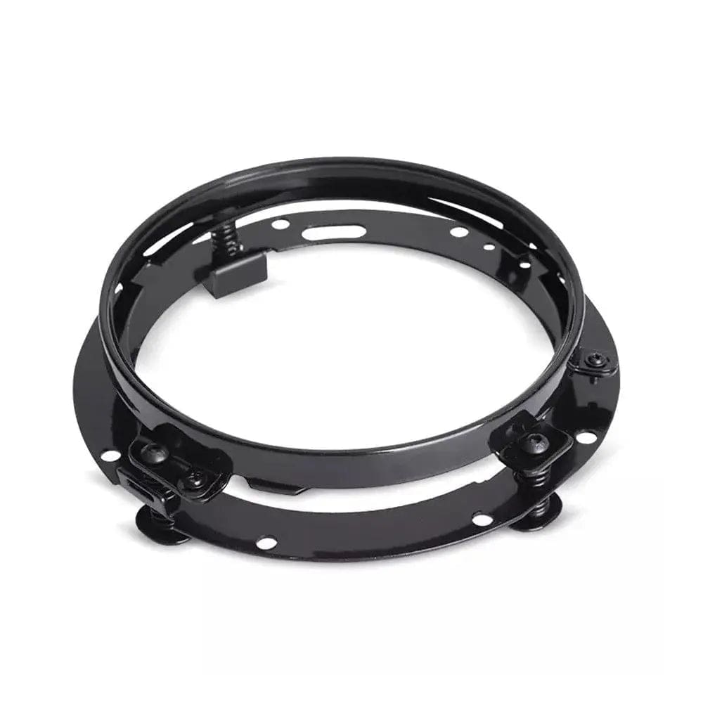Anneau de fixation pour phare 7″ compatible avec Harley – Noir