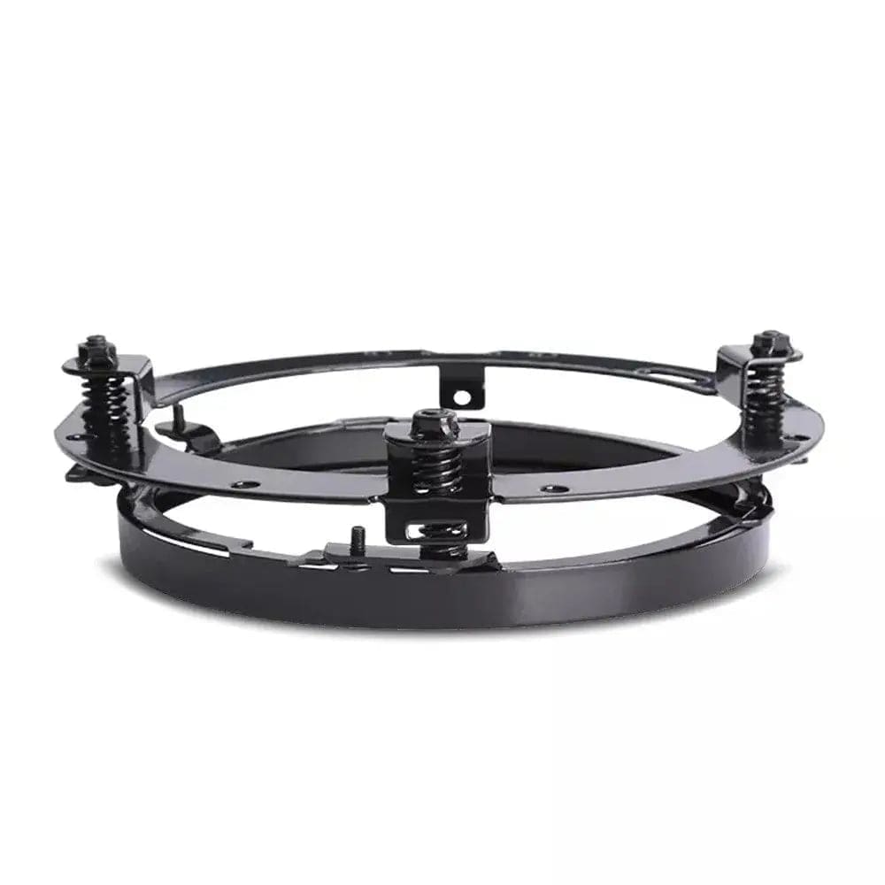 Anneau de fixation pour phare 7″ compatible avec Harley – Noir – Image 4