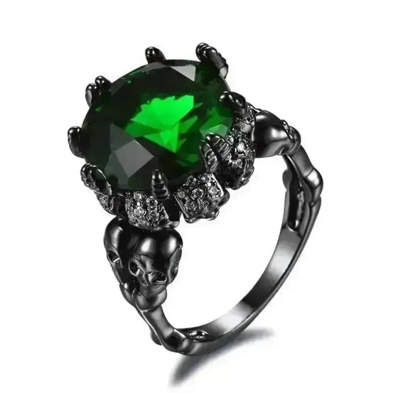 Bague en acier – Pierre gothique – Image 3